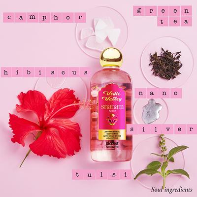 Vedic Valley BODY WASH PUSHP CERTIFIED NATURAL 300 ml - Shower Gels & Body Wash