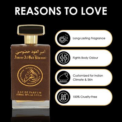 AL-FAKHR Ameer Al Oud Khususi Eau De Perfume for Men & Women 100 ml - Perfumes (Edt/Edp)