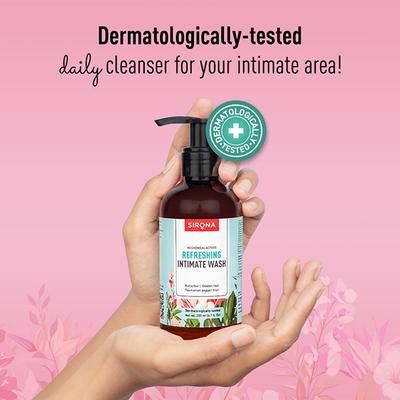 Sirona No Chemical Actives Refreshing Intimate Wash with Tasmanian Pepper Fruit 200ml - Intimate Care