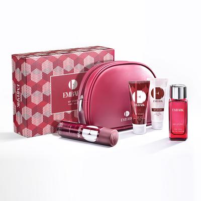 EMBARK My Story Women/Ladies Giftset (100ml EDP + 100ml Shower Gel + 100ml Body Moisturizer + 150ml Perfumed Deodorant + Women's Pouch) 450 ml - Women Perfumes (Edt/Edp)