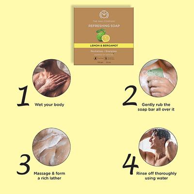 The Man Company Refreshing Soap (100gm x 2) 2's - Soaps
