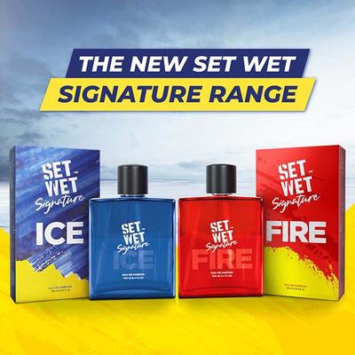 Set Wet Signature Eau De Parfum Ice 100 ml - Men Perfumes (Edt/Edp)