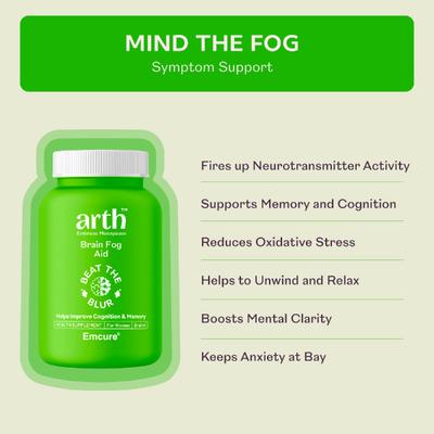 Arth Brain Fog Support Veg Capsules 30's - Nutritional Supplements