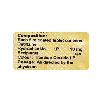 LEECET Tablet 10's - Allergies-Ant