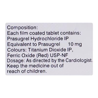 Prasudoc 10mg Tablet 10'S - Blood Clot-Ant