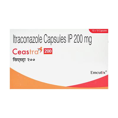 CEASTRA 200 Capsule 10's - Fungal Infections-Anf