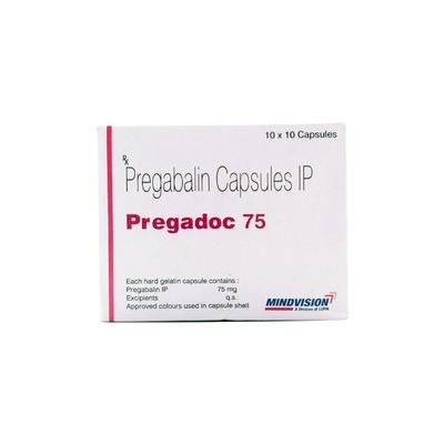 Pregadoc 75mg Capsule 10'S - Neuropathic Pain-Dru