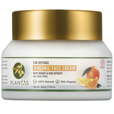 Plantas Tan Defence Organic Face Cream 30 gm - Face Creams