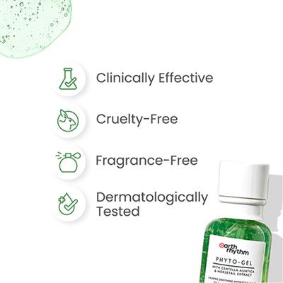 Earth Rhythm Phyto Gel With Centella Asiatica & Horsetail Extract 50ml - Face Gels