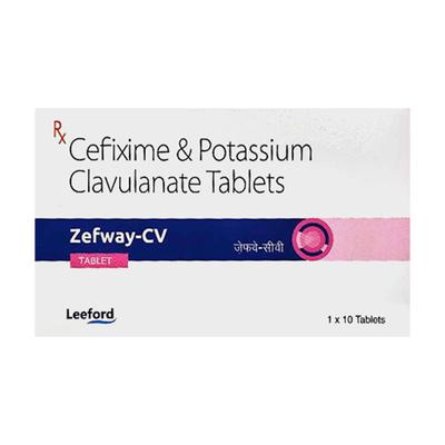 ZEFWAY CV Tablet 10's - Bacterial Infections-Cep