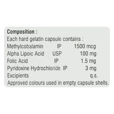 NEUROVEIN PLUS Capsule 10's - Neuropathic Pain-Dru