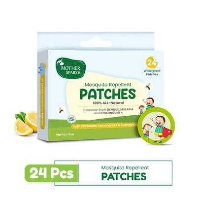 Mother Sparsh Mosquito Repellent Patches 100 % All-Natural waterproof Patches 24's - Mosquito Repellent