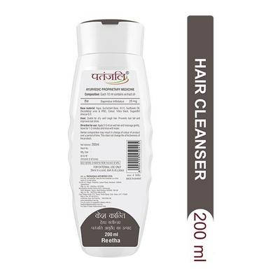 Patanjali Kesh Kanti Hair Cleanser - Reetha 200 ml - Shampoos