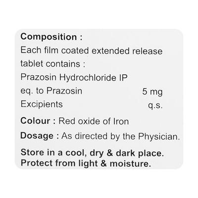 PRAZONIC XL 5 Tablet 10's - Hypertension-Per
