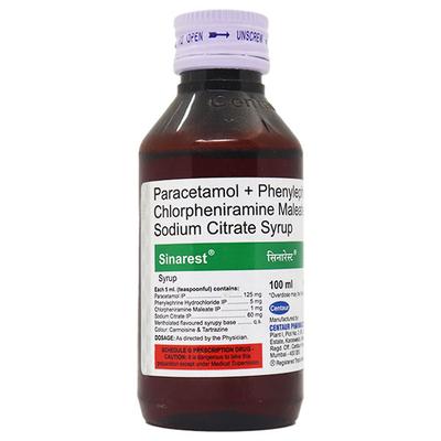 Sinarest Syrup 100ml - Cough And Cold-Cou