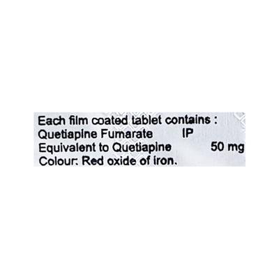 Qutiwel 50mg Tablet 10'S - Psychosis-Ans