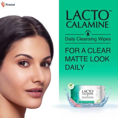 Lacto Calamine Daily Cleansing Wipes 25's - Facial Wipes & Tissues