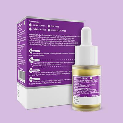 The Derma Co. 2% Kojic Acid Face Serum with 1% Alpha Arbutin & Niacinamide for Dark Spots And Pigmentation 10 ml - Face Serum