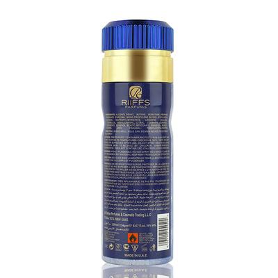 RiiFFS Desert Blue Oud Deodorant For Men, Perfume Body Spray 200 ml - Men Deodorants/Roll-Ons