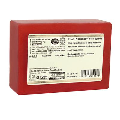 Khadi Natural Honey Glycerine Soap 125 gm - Soaps
