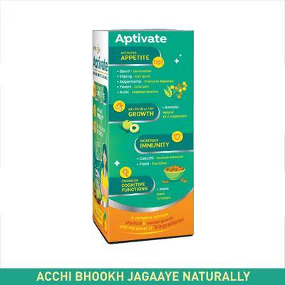 Aptivate Syrup - Tasty Pineapple Flavour 175 ml - Digestive Health