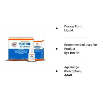 Isotine Eye Drops 10 ml - Speciality Medicines