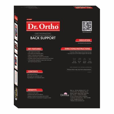Dr. Ortho Back Support PU Foam 1's - Back/Abdomen Supports