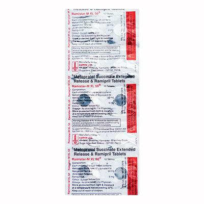 Ramistar M XL 50mg Tablet 10'S - Hypertension-Bet