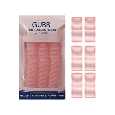 GUBB Hair Rollers - 6 Medium Hair Curlers 50 gm - Rollers & Curlers