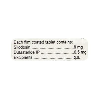Silotrif D 8mg Tablet 10'S - Bladder And Prostate Disorders-Dru
