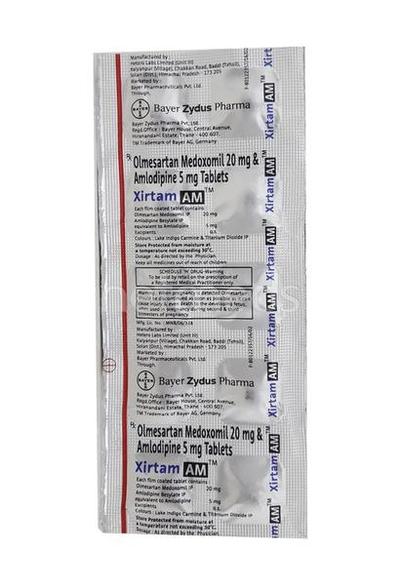 Xirtam AM Tablet 10'S - Hypertension-Ang