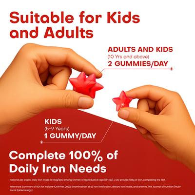 LIVOGEN STRAWBERRY FLAVOUR IRON Gummies 30's - Anaemia-VMA