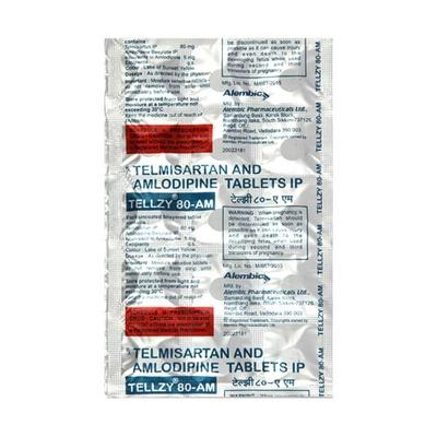 Tellzy AM 80mg Tablet 15'S - Hypertension-Ana