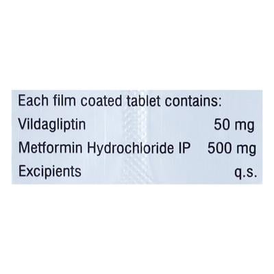 VILDABLIS M 500 Tablet 15's - Diabetes-Ant