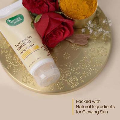 Mother Sparsh Turmeric Healing Face Wash For Hyperpigmentation 100 ml - Face Wash & Cleansers