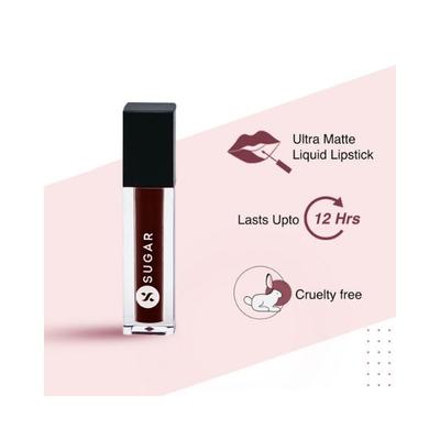 Sugar Cosmetics Smudge Me Not Liquid Mini Lipstick 42 Toast Roast 1.1 ml - Liquid Lipsticks