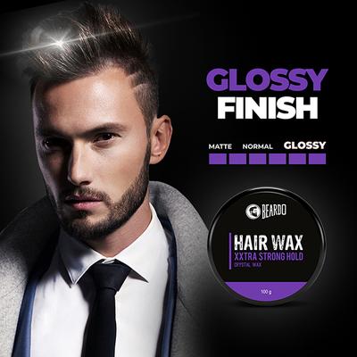 Beardo Crystal Hair Wax - XXtra Strong Hold 100 gm - Hair Gels & Waxes