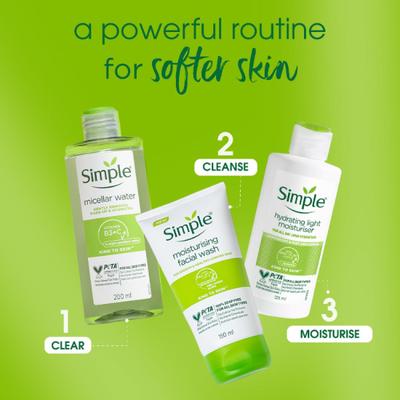 Simple Kind To Skin Moisturising Facial Wash 150 ml - Face Wash & Cleansers
