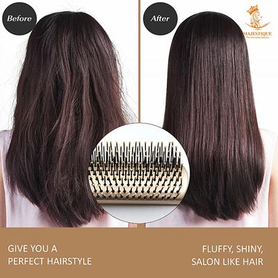Majestique Golden Hair Styler Brush for Blow Drying, Styling and Solon for Men and Women 1's - Others