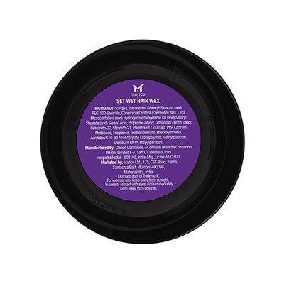 Set Wet Matte Hair Wax for Men, Strong Hold, Jar 60 gm - Hair Waxes