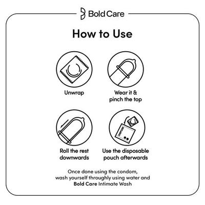Bold Care 404 by Bold Care Variety Pack Condoms (Pack of 3 x 10) - Plain/Flavoured Condoms