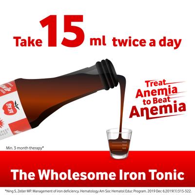 Haem UP Sugar Free Liquid 200ml - Iron Supplement/Anaemia-Vma