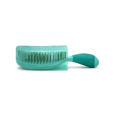 NuWay 4HAIR U.S. Patented Detangler Hair Brush for Men & Women - Teal - Detangling TravelC 1s 1's - Hair Brushes