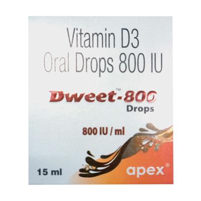 DWEET 800 Drops 15ml - Supplements-Vit