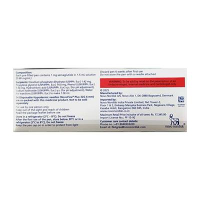 WEGOVY 0.25mg Injection 1.5ml - Diabetes-Ant
