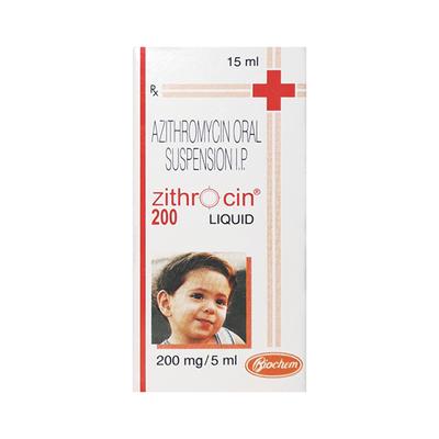 Zithrocin 200mg Liquid 15ml - Bacterial Infections-Mac