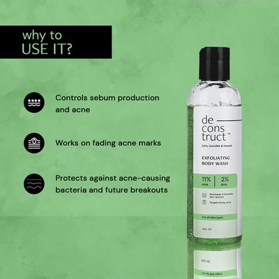 Deconstruct SALICYLIC ACID Body Wash 200ml - Shower Gels & Body Wash