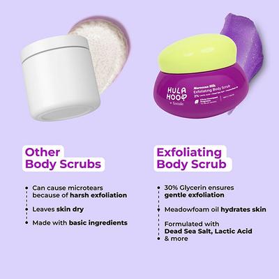 Foxtale Hula Hoop Moroccan Silk Exfoliating Body Scrub 200 gm - Scrubs & Exfoliants