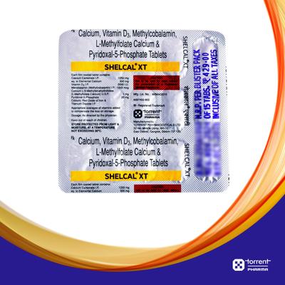 Shelcal XT Tablet 15'S - Supplements-Cal