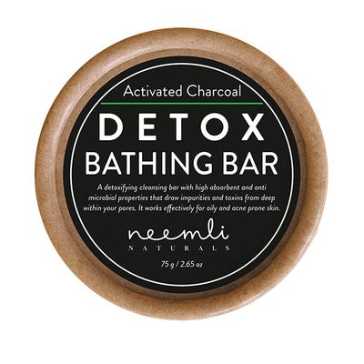 Neemli Naturals Activated Charcoal Detox Bathing Bar 75 gm - Soaps